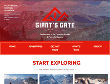 Tablet Screenshot of giantsgate.com